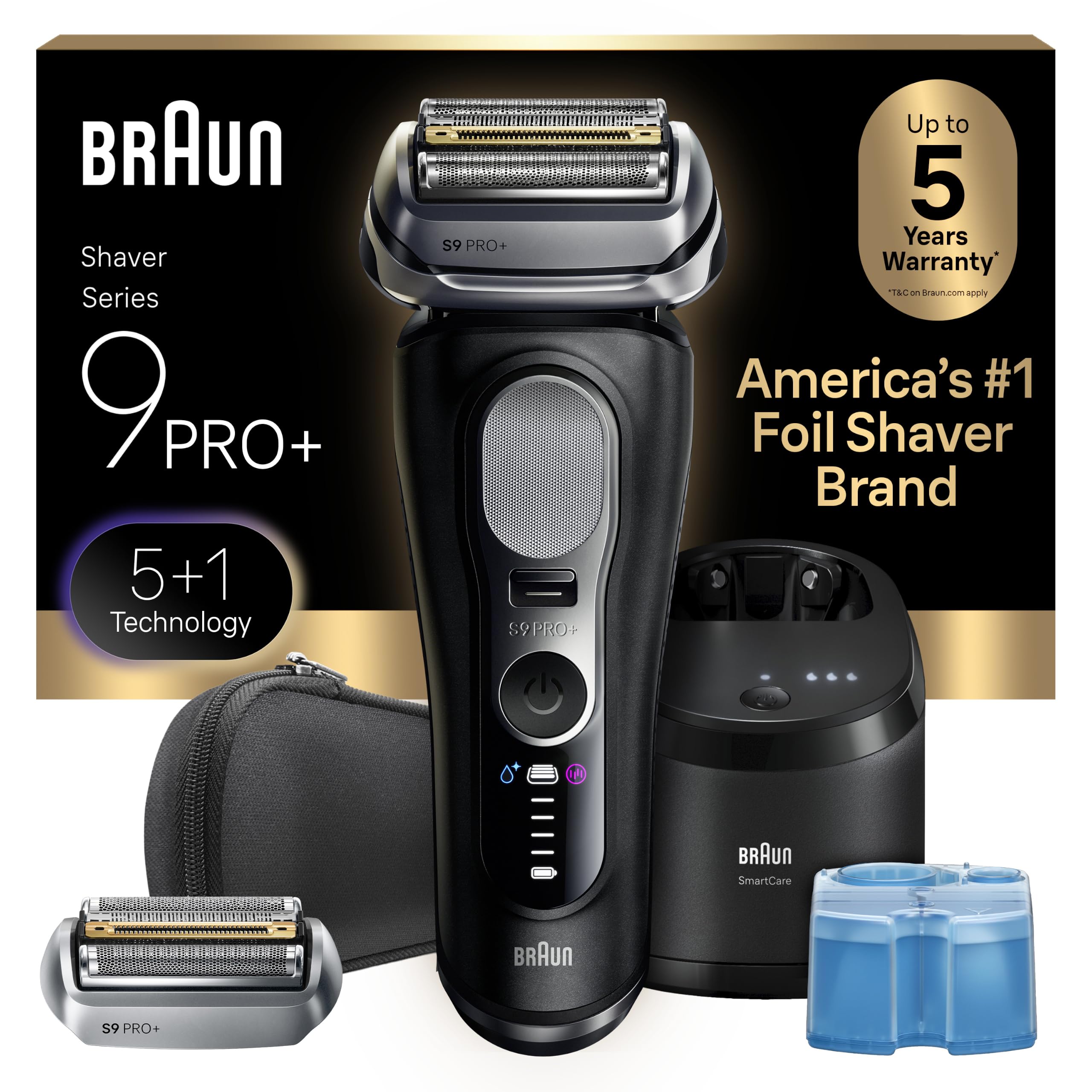 BRAUN 史上最高峰最新Series9PRO+/新品・未使用/XT5000、他 Amazon.com: Braun Series 9 PRO+ Electric Shaver for Men, Wet & Dry