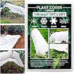 Plant Covers Freeze Protection, 10ft×33ft Reusable Rectangle Frost Protection Floating Row Cover Plant Blanket Garden Winterize Cover for Cold Weather Snow