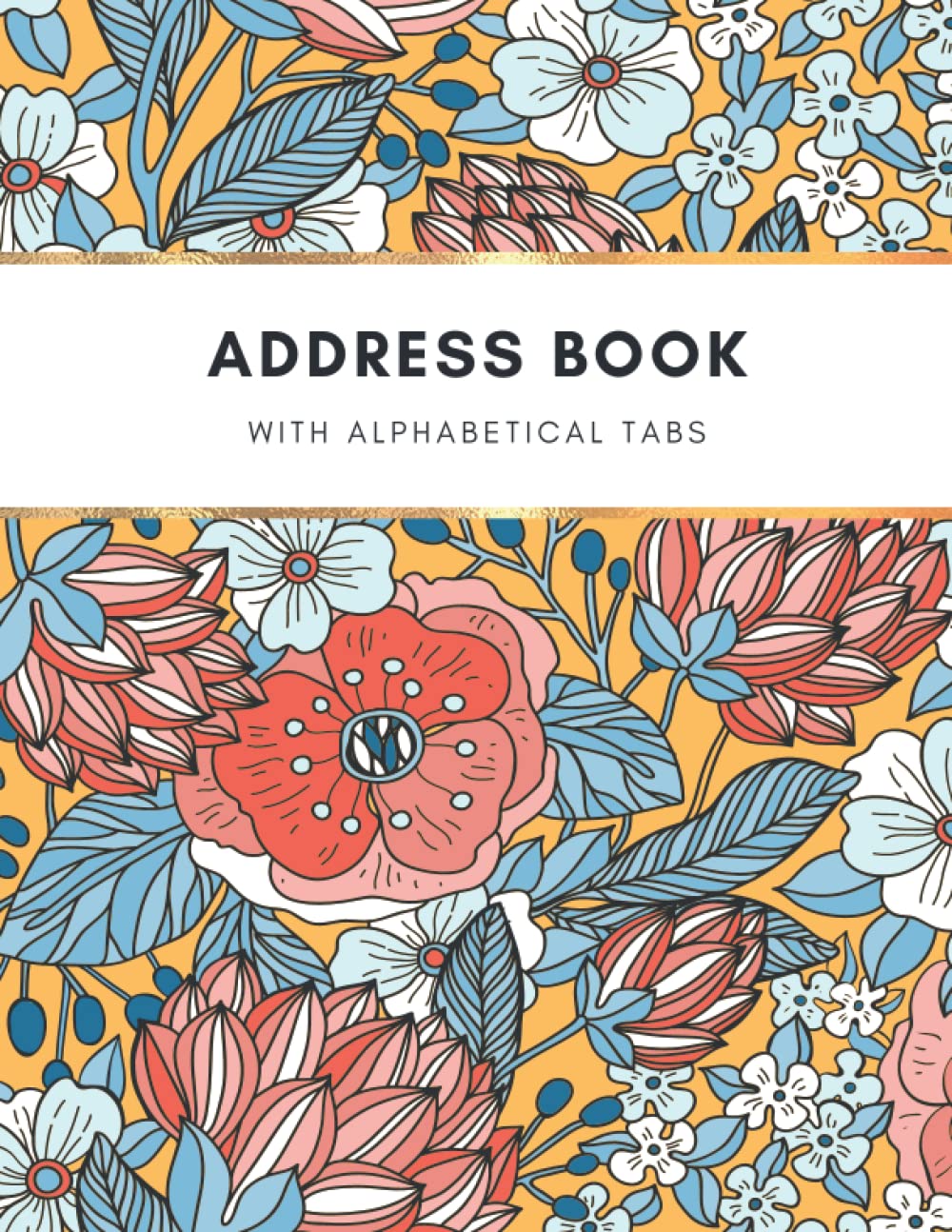 Amazon Address Book With Alphabetical Tabs Large Print Address Book with Tabs For Men, Women