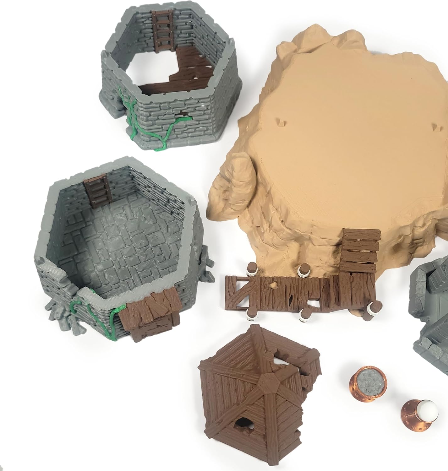 The Abandoned Lighthouse – 28/32mm Fantasy Terrain for Tabletop RPGs & Wargames (Multi-Color)