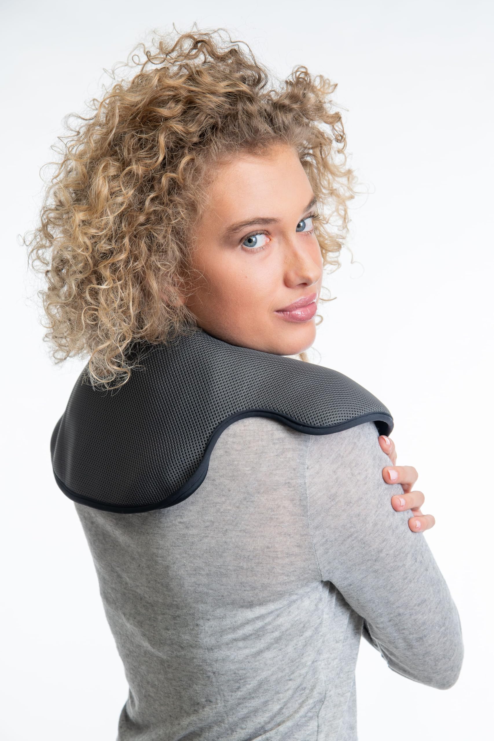Naimoli's World - Dolce Benessere Termoforo Cervicale con Fili Conduttivi in Fibra di Carbonio - Made in Italy