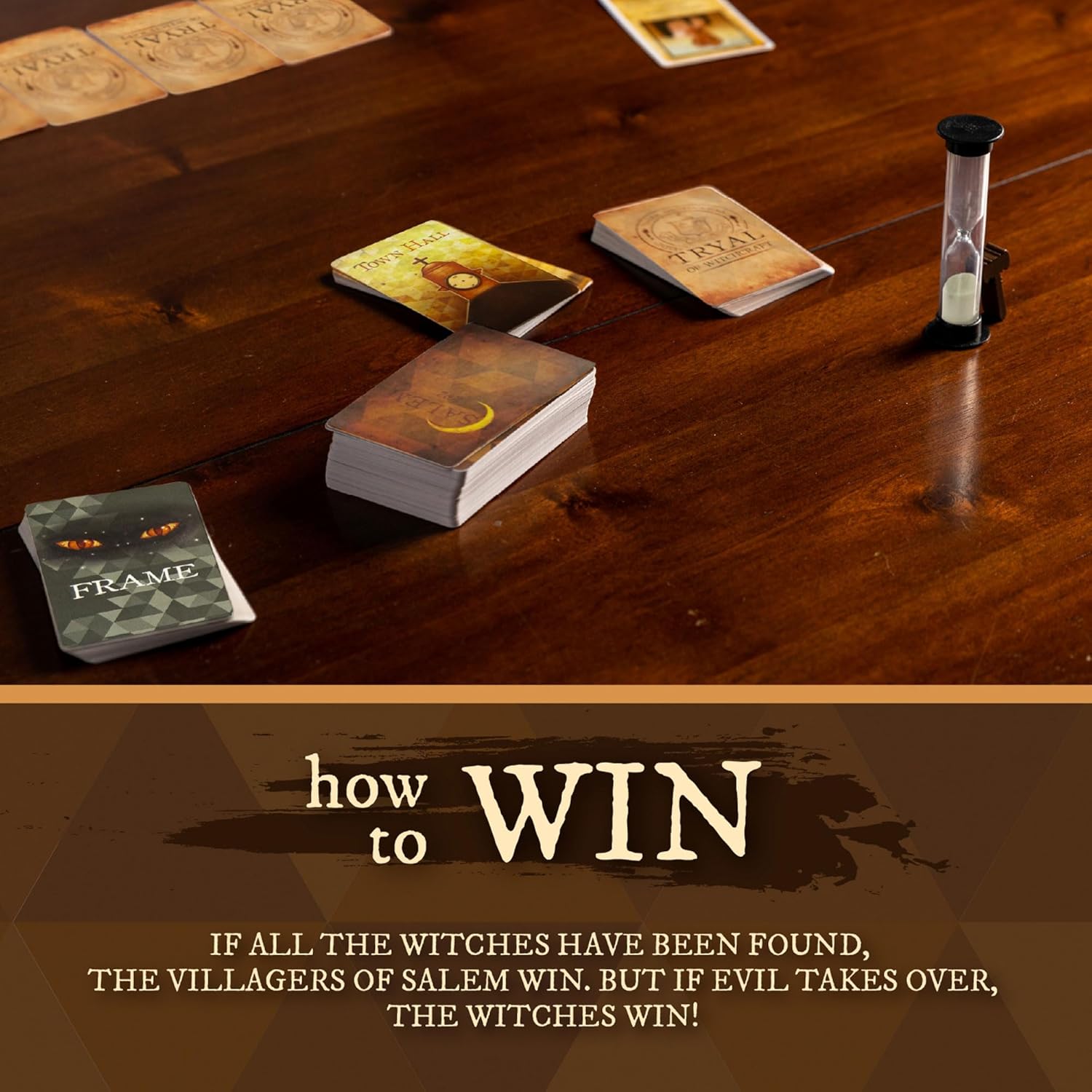 Facade Dark Cites Series Board Game of Strategy, Deceit, and Luck - Card Game for Teens Adults and Family - Salem 1692