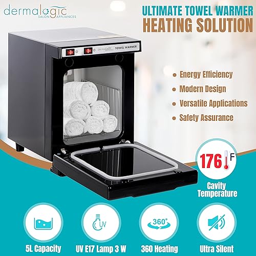 Miniatura 4 de Calentador de toallas, calentador de toallas de tamaño compacto de 8 L, color rosa, calentador de toallas calientes 2 en 1, equipo eléctrico,