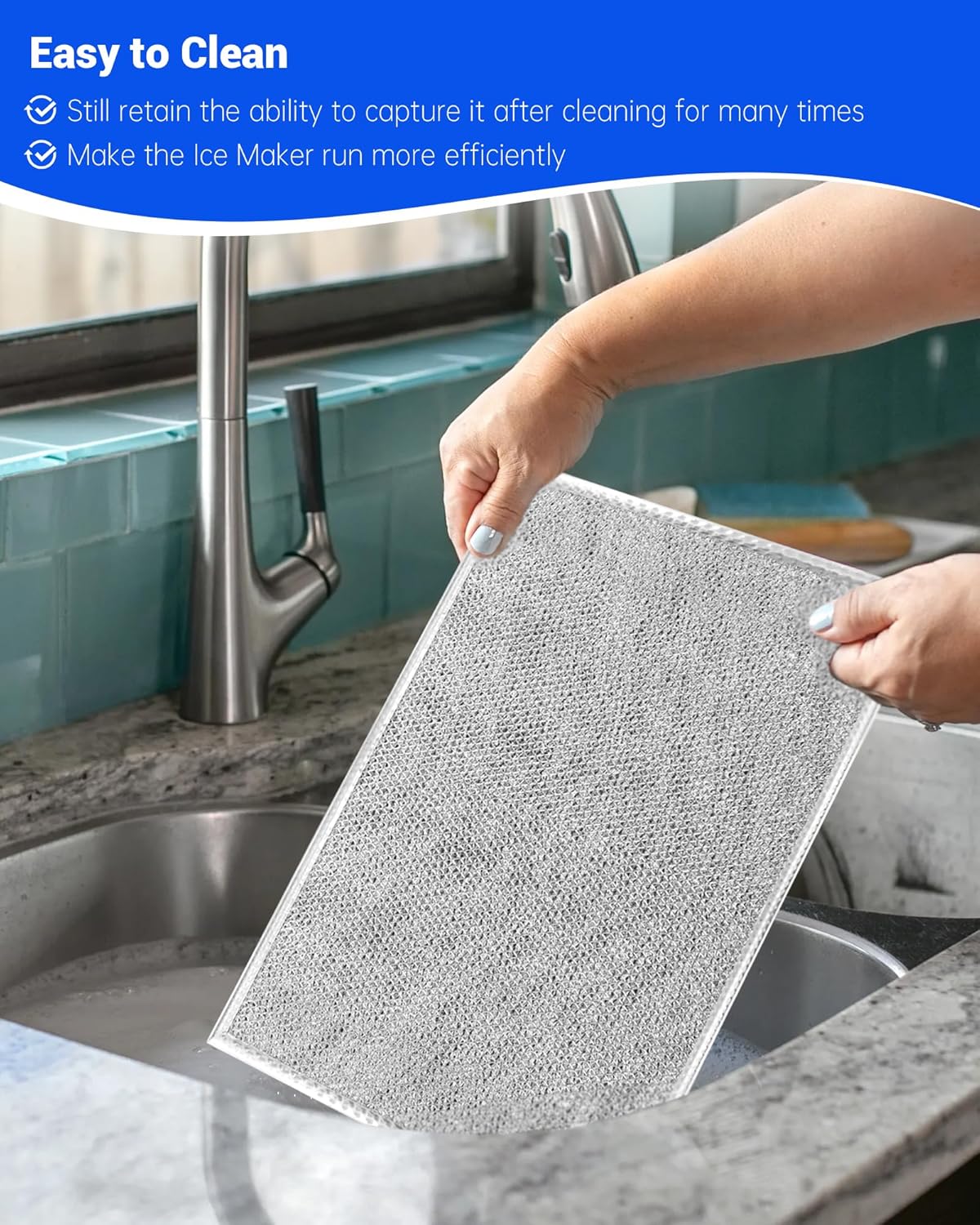 2pcs 3005939 Ice Machine Air Filter Fit for Manitowoc Ice Machine, Replace 30-0593-9 Ice Maker Air Filter, 12.81 x 16.81 x 0.09 inch