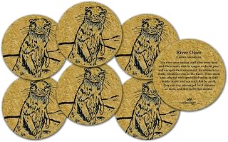 Corkology River Otter Cork Coaster Set
