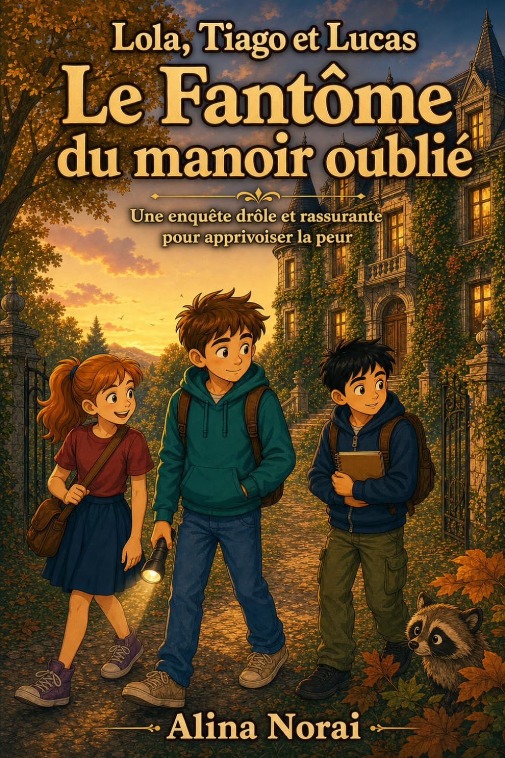 Lola, Tiago et Lucas - Le Fantôme du manoir oublié: Une enquête drôle et rassurante pour apprivoiser la peur
