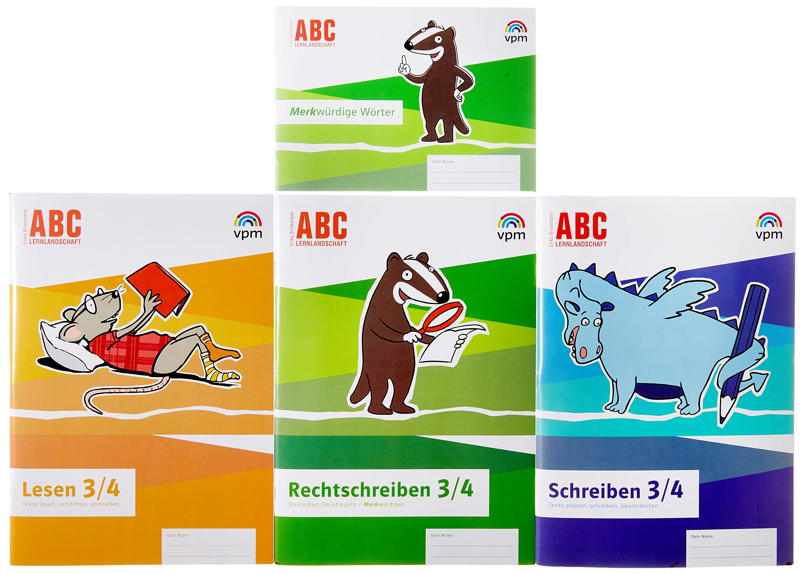 ABC-Lernlandschaft 3/4: Aufbau-Paket: 3 Arbeitshefte Klasse 3/4 (ABC-Lernlandschaft. Ausgabe ab 2019)