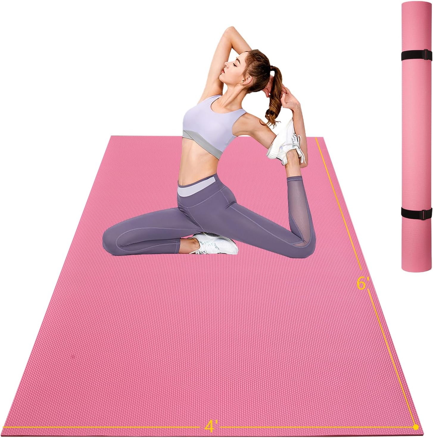 Extra Thick Large Gsmmatwin Exercise Mat 9x67x56x4 Australia