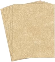 Aged Stationery Parchment Recycled Paper | 65Lb Cover Cardstock | 8.5” x...