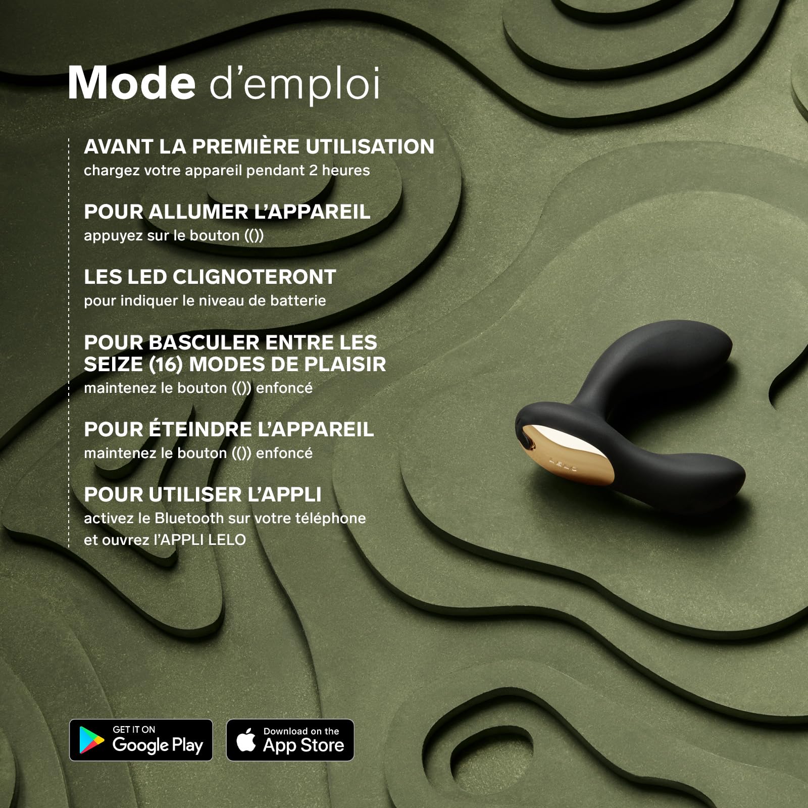 LELO HUGO 2 Vibromasseur Prostatique avec Appli via Bluetooth et 10 Modes de Plaisir, Plug Anal Sex Toys, Black