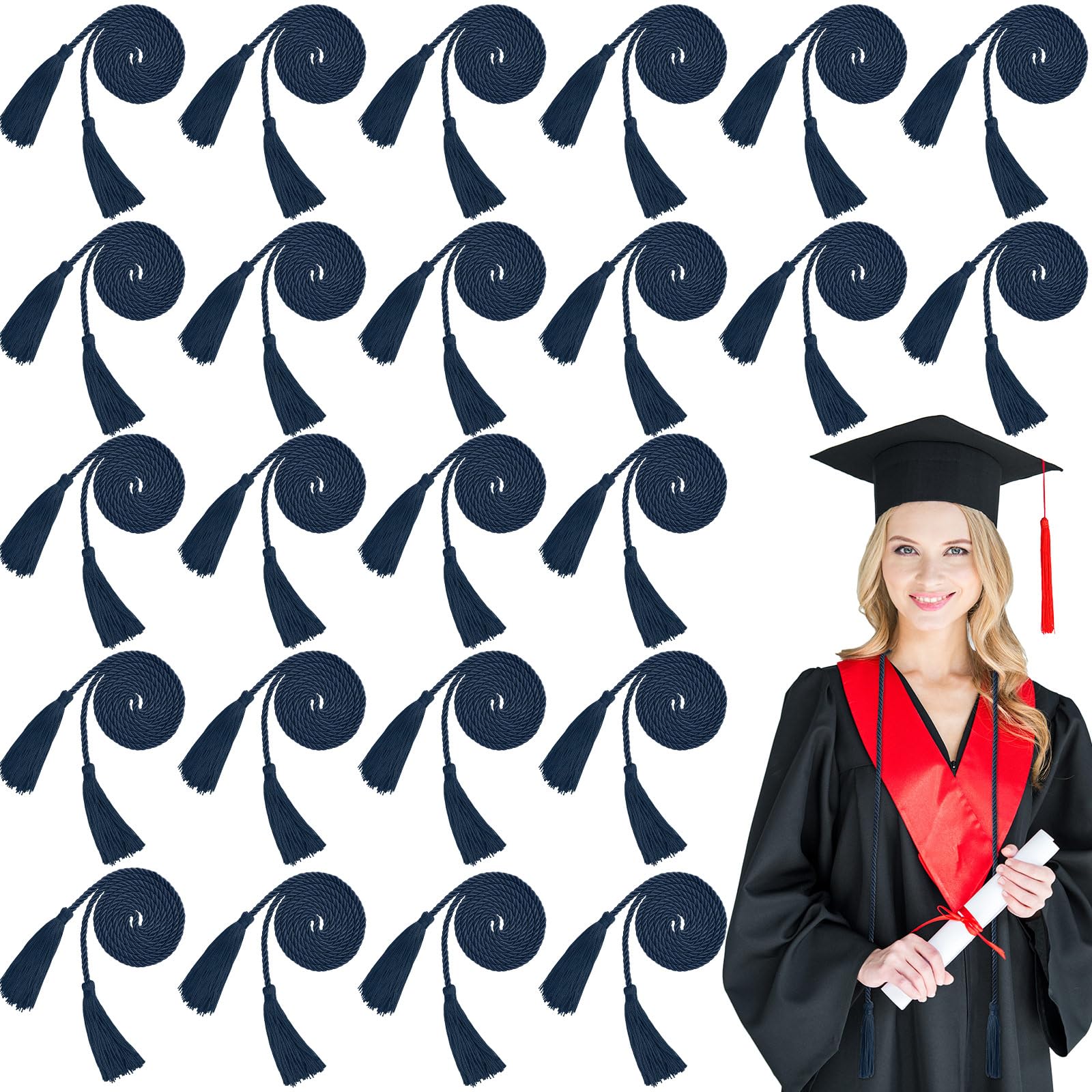 Cordons d'honneur pour enterrement de vie de jeune fille et diplôme