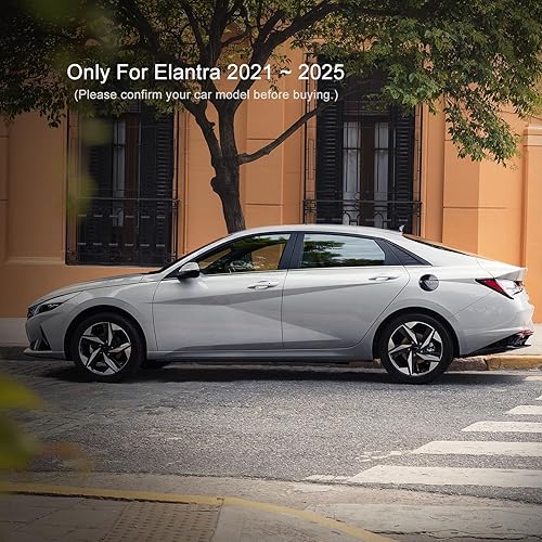 Miniatura 2 de Para Hyundai Elantra 2024 2023 2022 2021 Accesorios Sporty Auto Car Exterior Cubierta del tanque de combustible de gasolina Tapón de puerta de