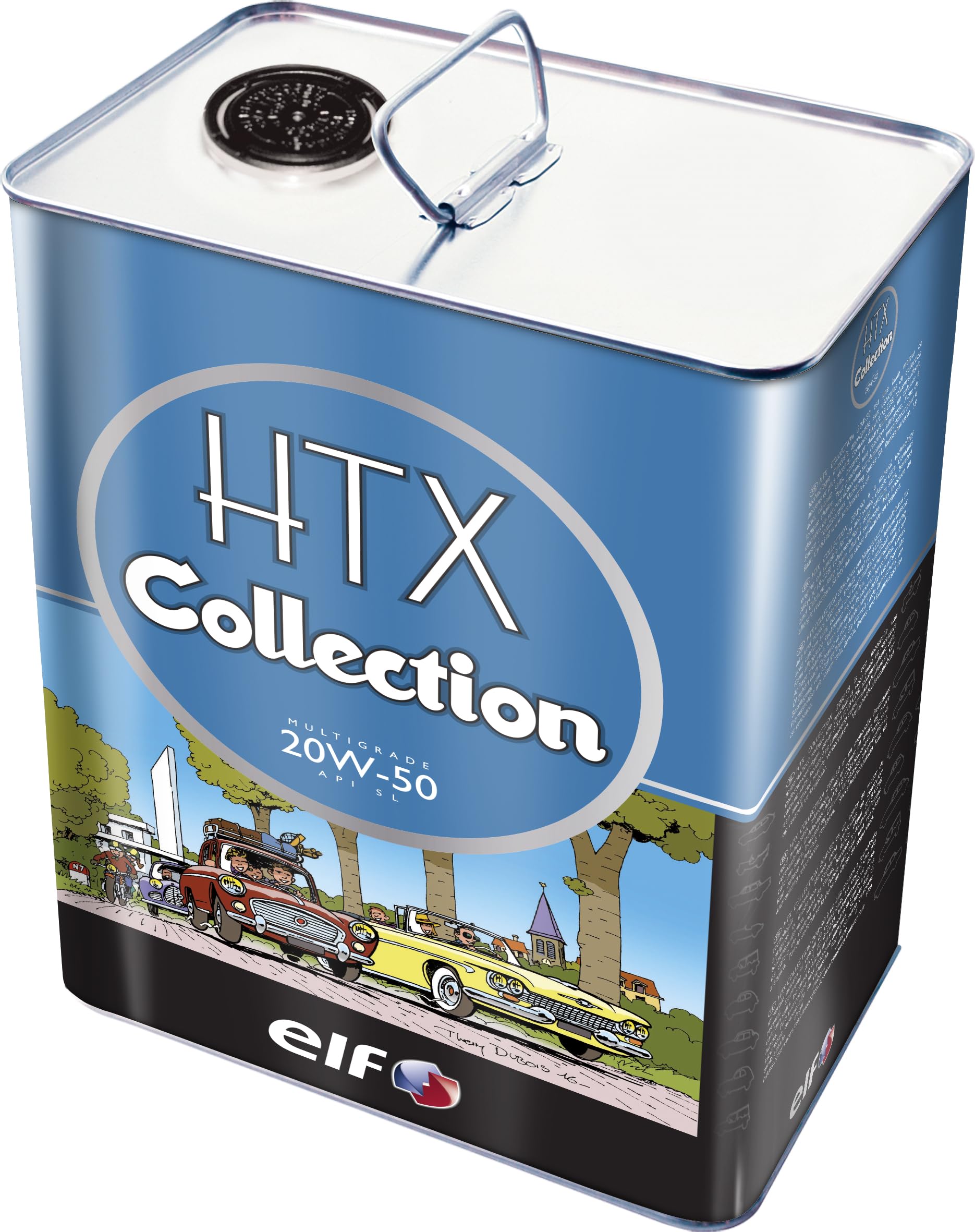 ELF HTX COLLECTION 20W-​50, Huile moteur, 5 litres