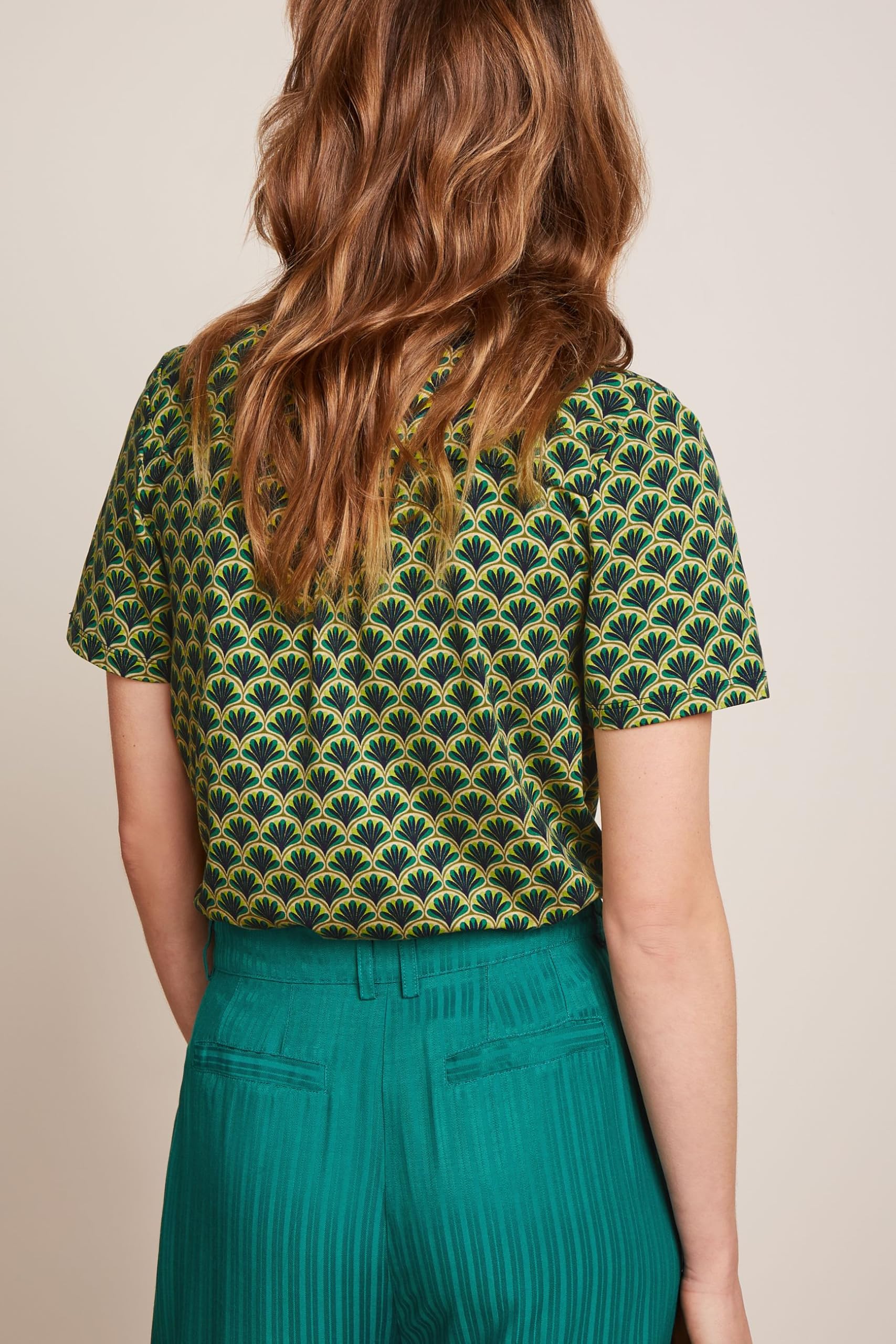 King Louie Maisie Blouse Touche - Blusa para mujer