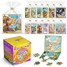 24 Pack Valentine Party Favors for Kids, Magnetic Puzzle Books Bulk for Toddlers 3-5 & Kids 4-8, Goodie Bag Stuffers, Classroom Prizes, Birthday Return Valentine&rsquo;s Day Gifts, Travel Magnetic Puzzles