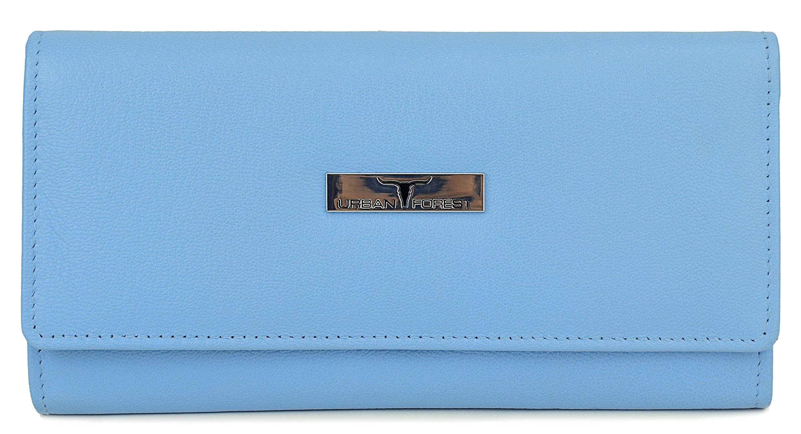 Urban Forest Spencer Ledergeldbörse Combo Geschenkset, Himmelblau/Schwarz