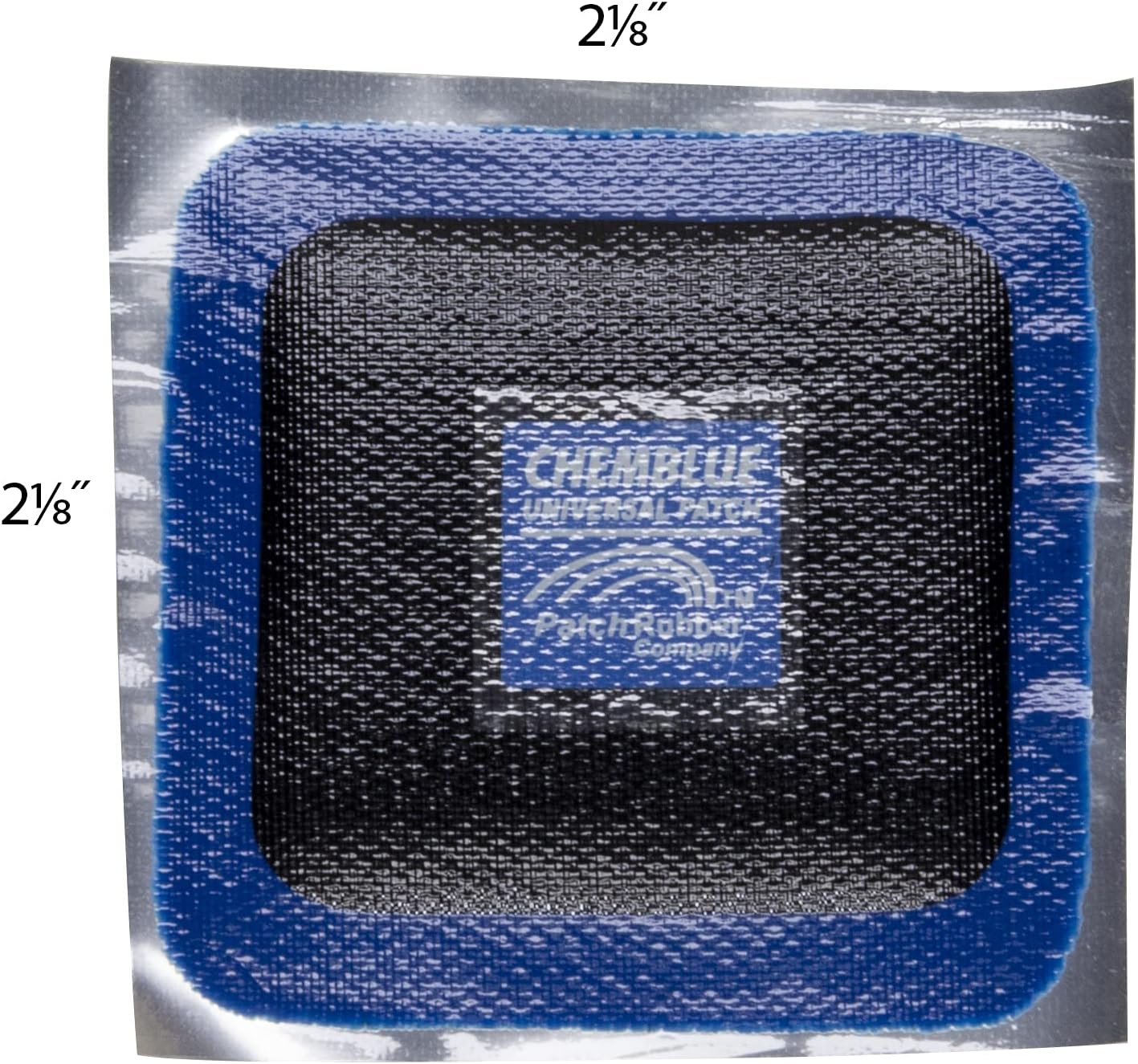 CHEMBLUE Universal 2 Tire Repair Unit, Tire Repair Patch for Passenger, Truck, SUV, Truck, Bias, Radial, Tubeless or Tube-Type Tire Puncture Injuries, 14209CH (2-1⁄8), (Box of 50)