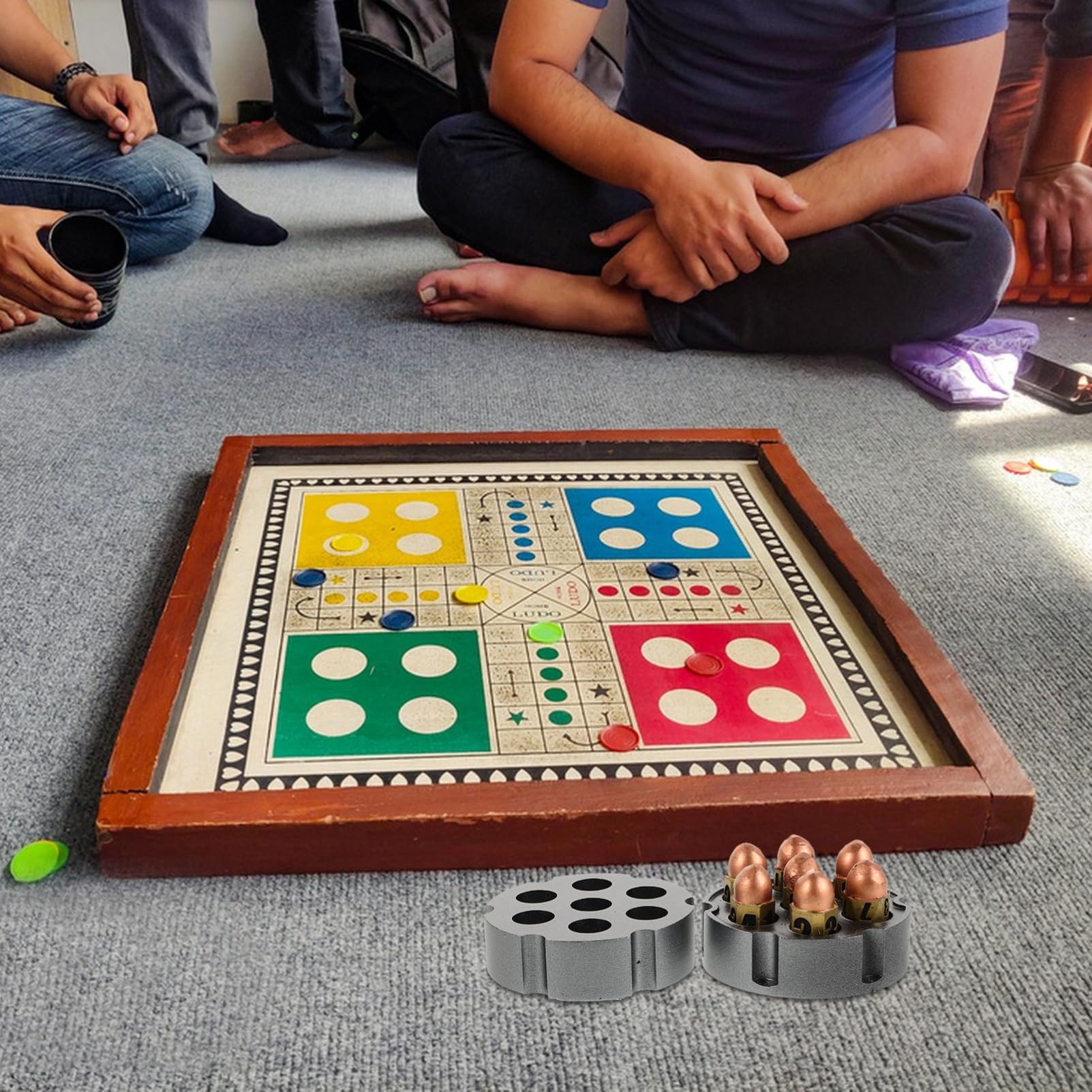 ERINGOGO Set de Dés Numériques en Résine avec Base, Surface Lisse, Légers et Portables, pour Jeux de Rôle, Bars et Fêtes,