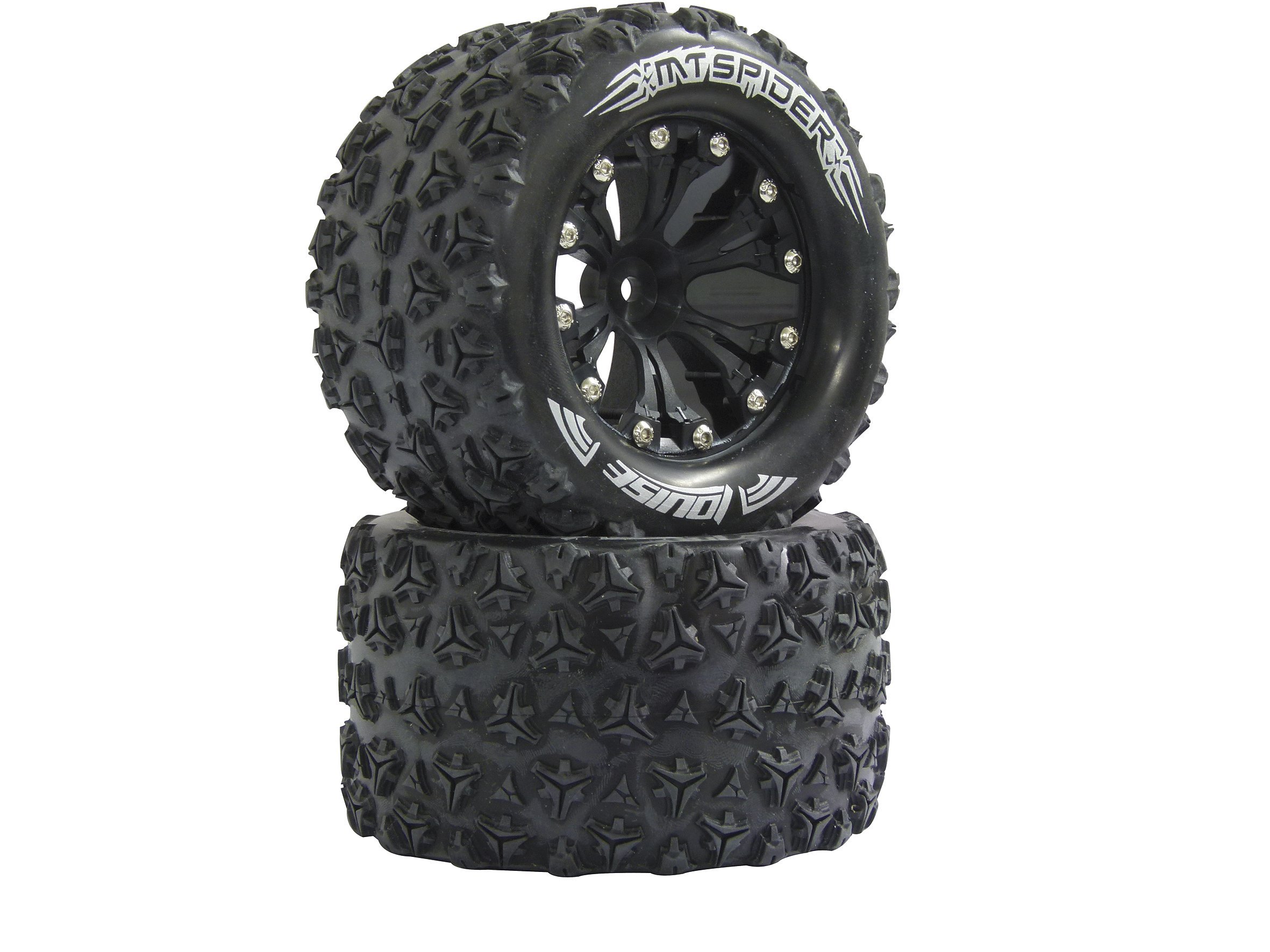 Jamara 052857 Tyre Plus Rim for 1/10 MT-Spider Truck