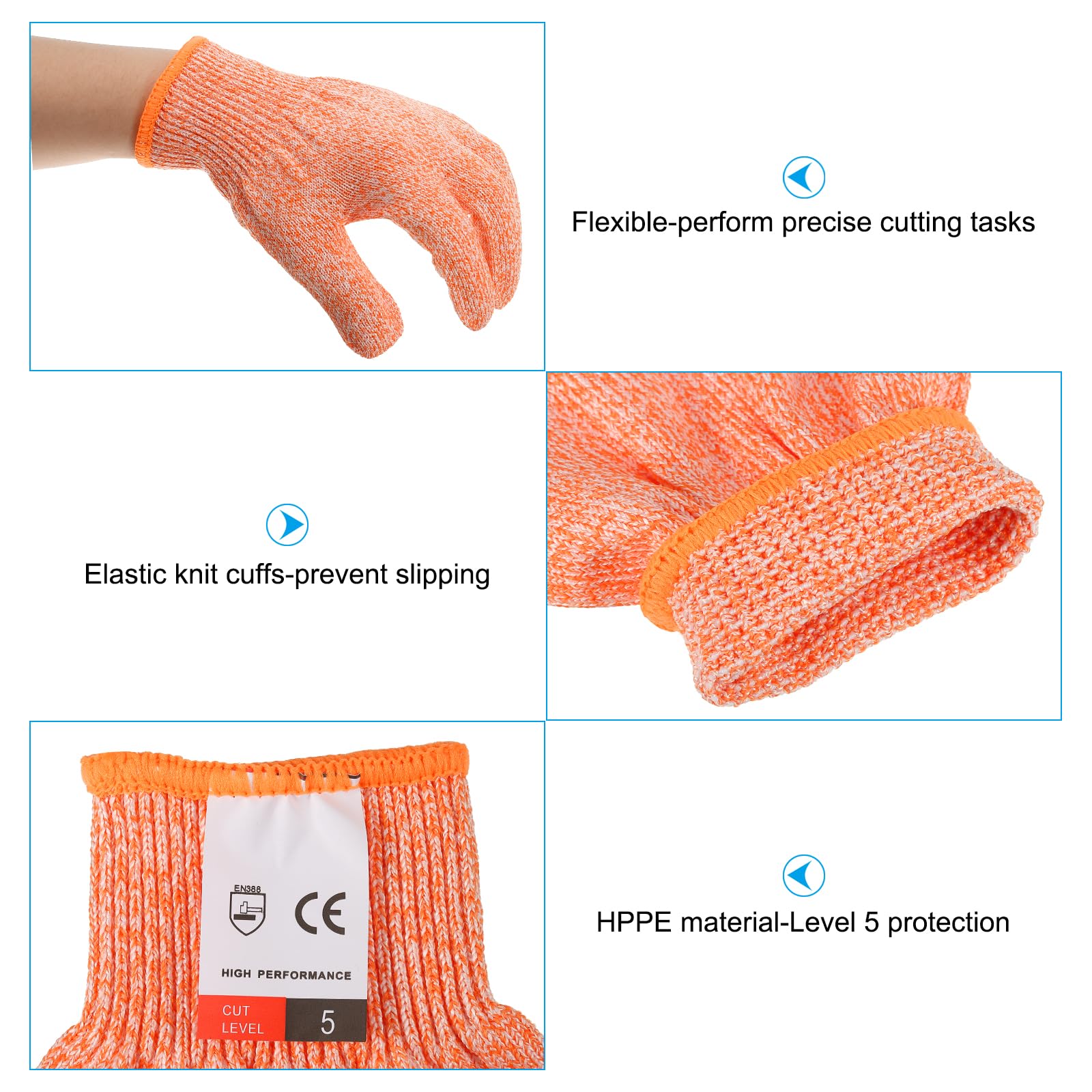 PATIKIL Cut Resistant Gloves - Image 4