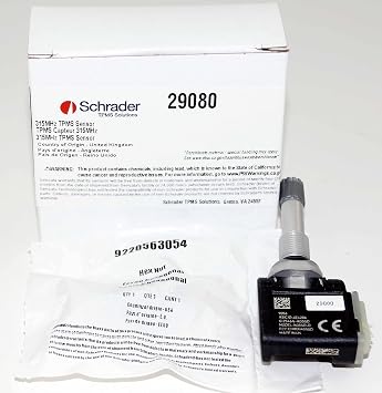 TPMS Sensor - Chrysler 315MHz Clamp-in OE# 52933-2M000, 52933-2M001