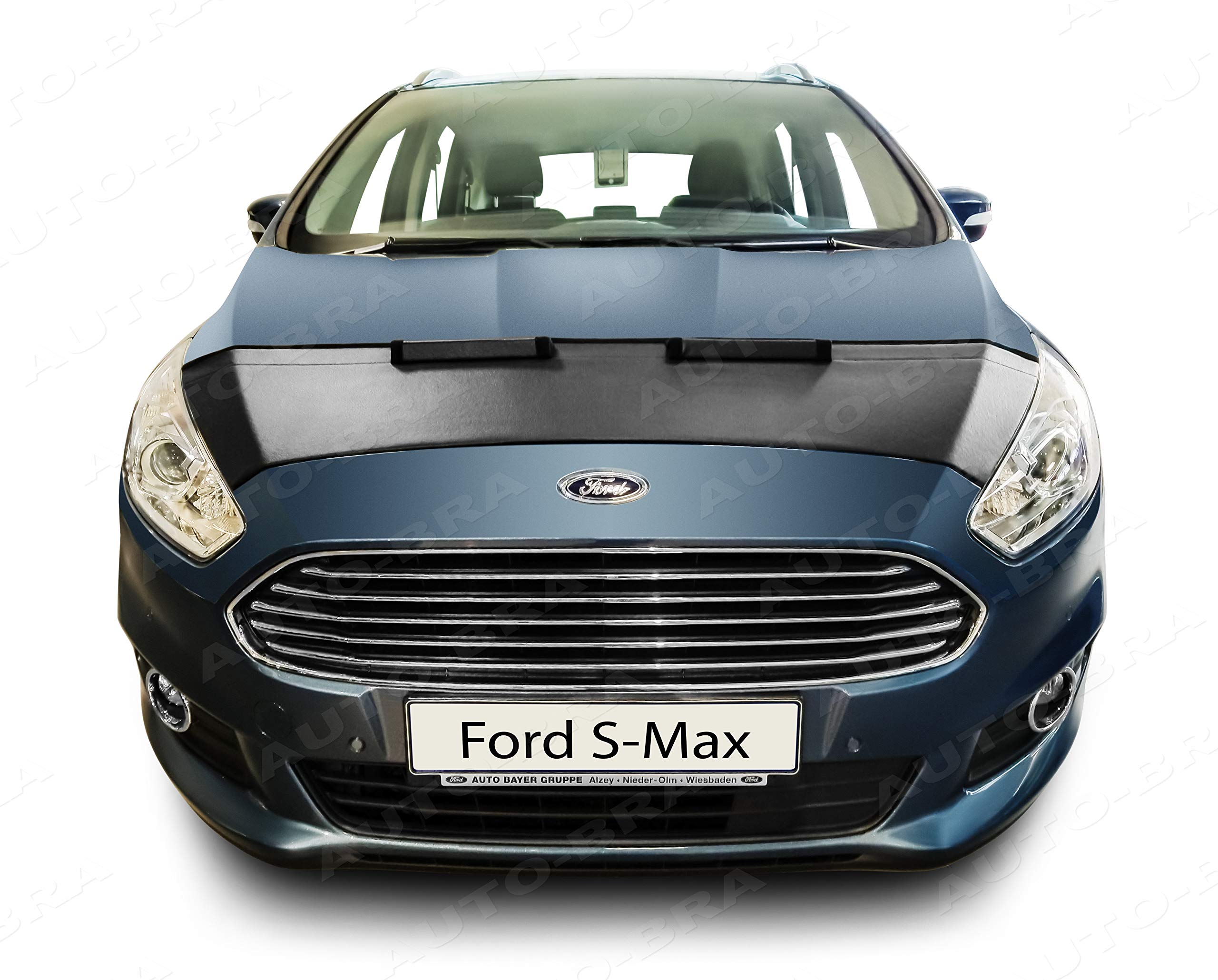 AB3-00403 HOOD BRA Front End Nose Mask Compatible with Ford Galaxy S-MAX mk2 since 2015 Bonnet Bra STONEGUARD PROTECTOR TUNING