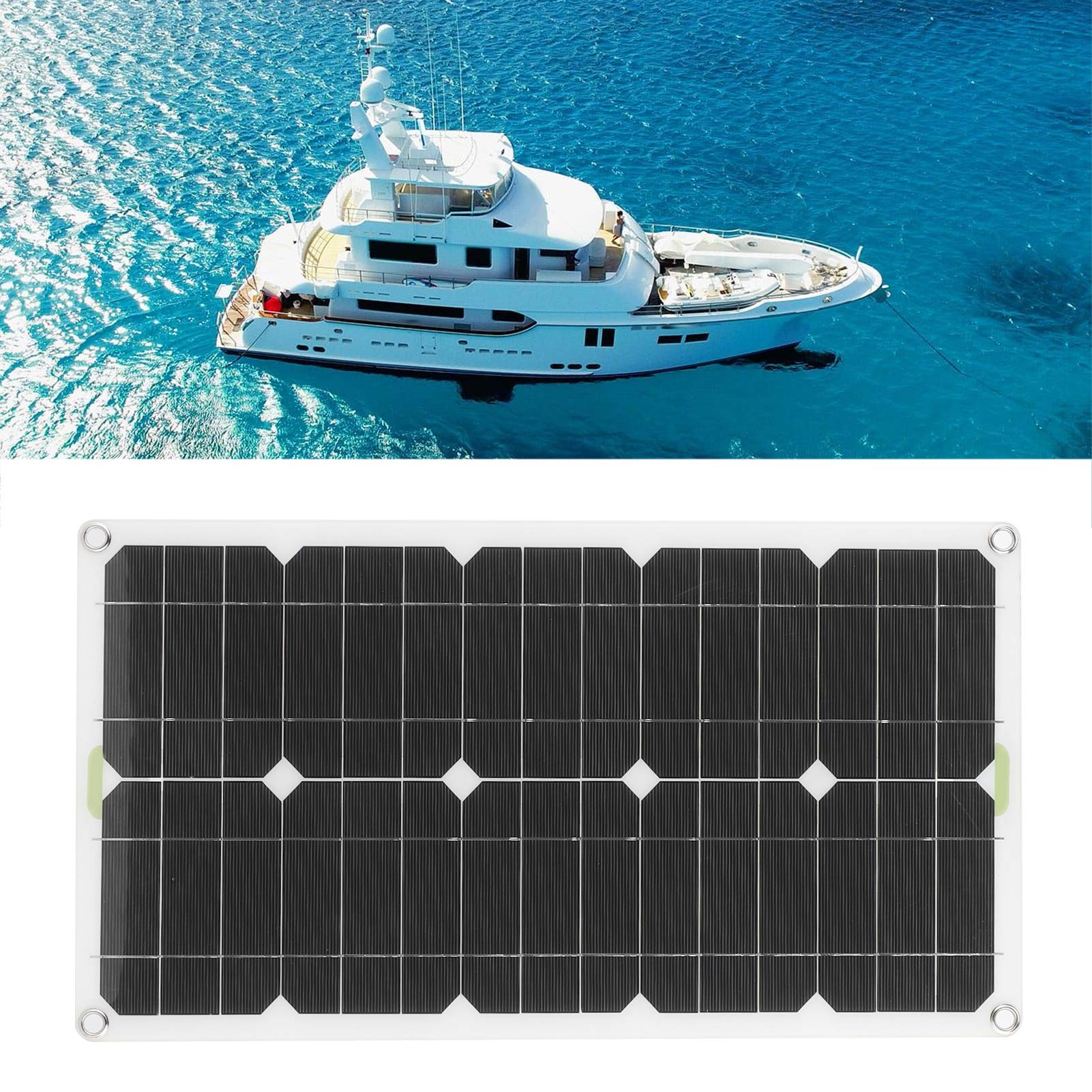 Panel Solar portátil, Panel de células solares Módulo Solar portátil monocristalino, Panel Solar USB Salida USB de 180 W para Recarga de teléfonos