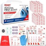 Ready First Aid - CSA Type 1 Personal First Aid Kit with Waterproof Plastic Box, Suitable For Solo Worker In A Low Risk Environment, for Emergency at Workplace, Home, Office, Travel, Car