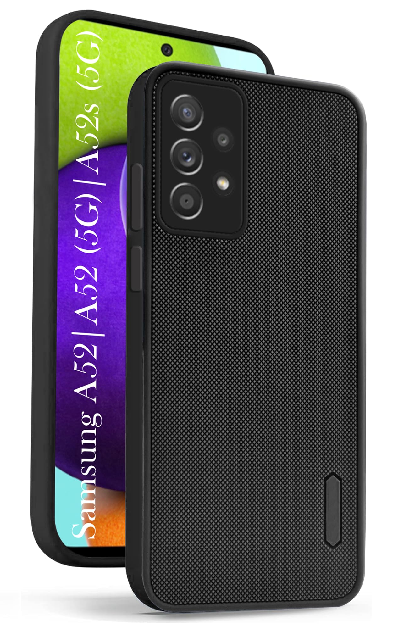 Jkobi Back Cover Case for Samsung Galaxy A52 | A52 5G | A52s 5G (Textured Grip Design | Camera Protection | Slim and Light Weight | Soft Touch and Feel | Black) (B0D1196VW8) Amazon Price History, Amazon Price Tracker