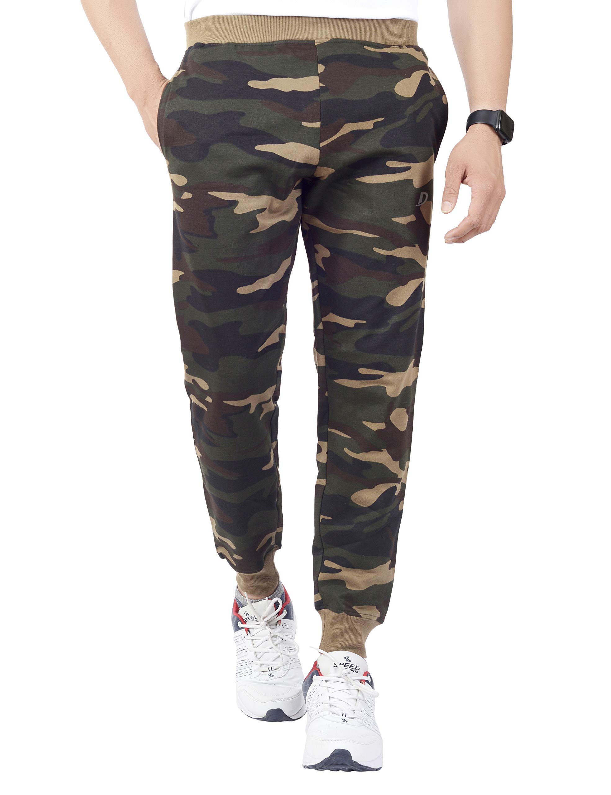 decisive Fitness Joggers Slim Fit Track Pant with 2 Pocket Track Pant for Men- Camo-Grey-picture-28