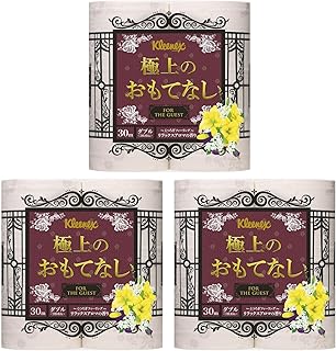 【まとめ買い】クリネックス 極上のおもてなし ダブル 30m×4ロール【×3セット】