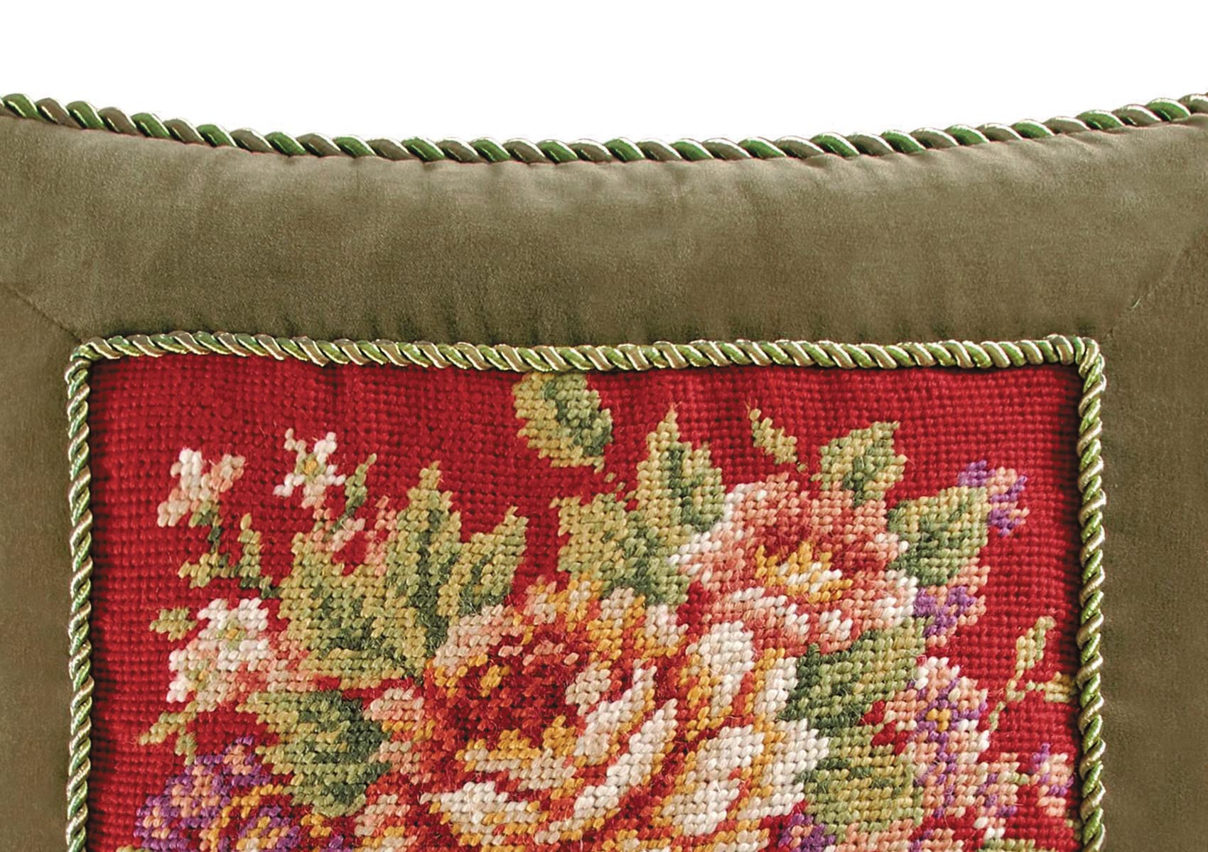 C&F Home Rossa Needlepoint Pillow 16