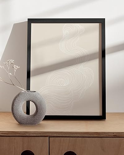 Miniatura 5 de HAUS AND HUES Decoración de pared abstracta neutra  Impresiones de pared modernas de arte de mediados de siglo, decoración de pared abstracta, arte