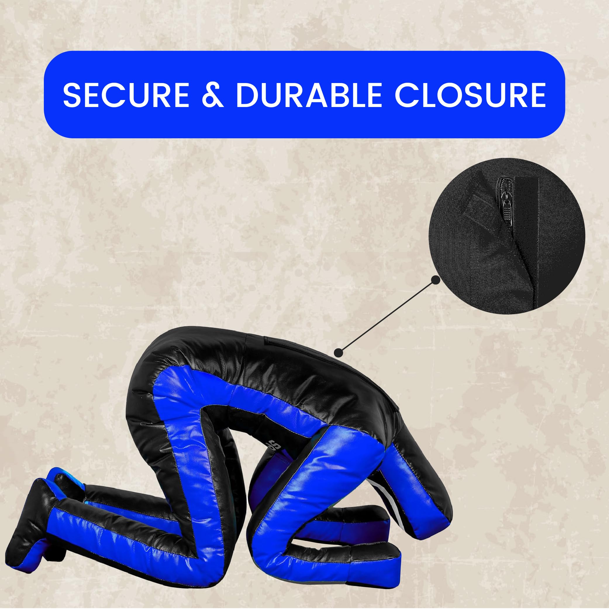 RTX MMA Throwing Dummy 180 cm, Black- Vinyl, 180cm - Image 2