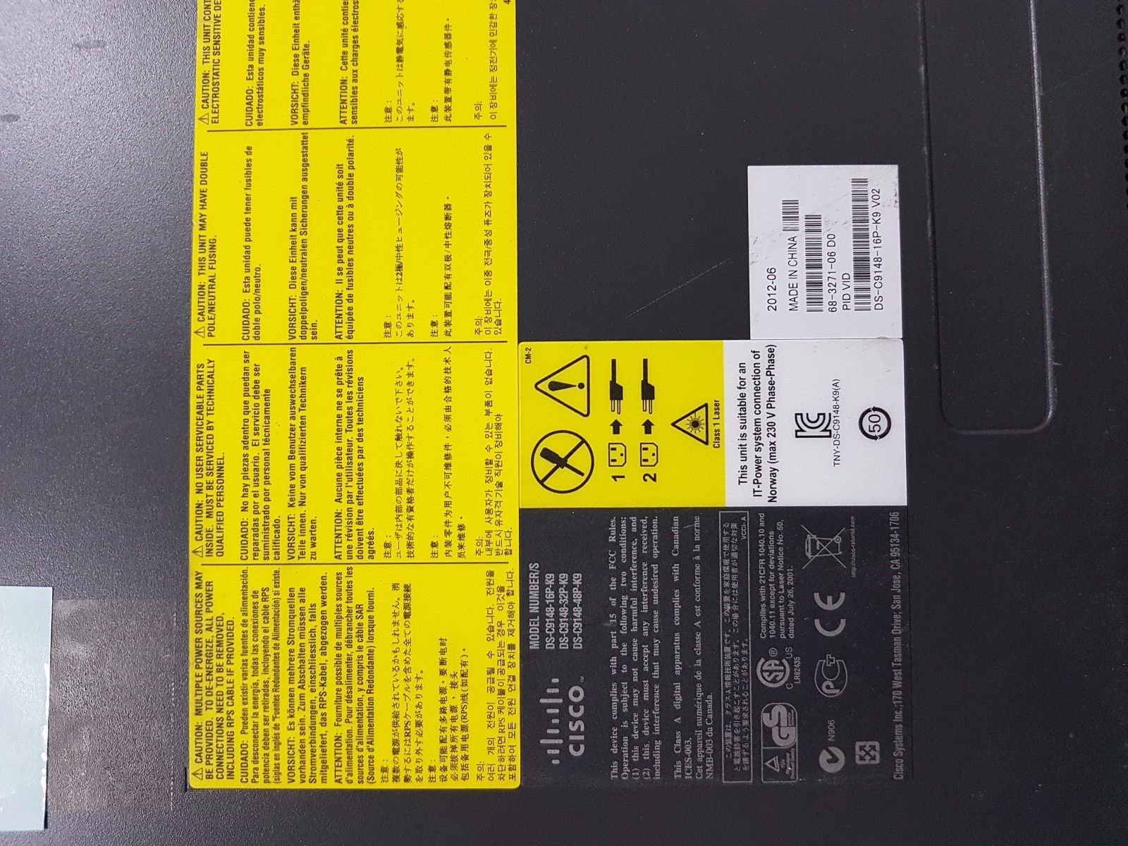 Amazon.co.jp: Cisco MDS 9148 Multilayer Fibre Channel Switch DS