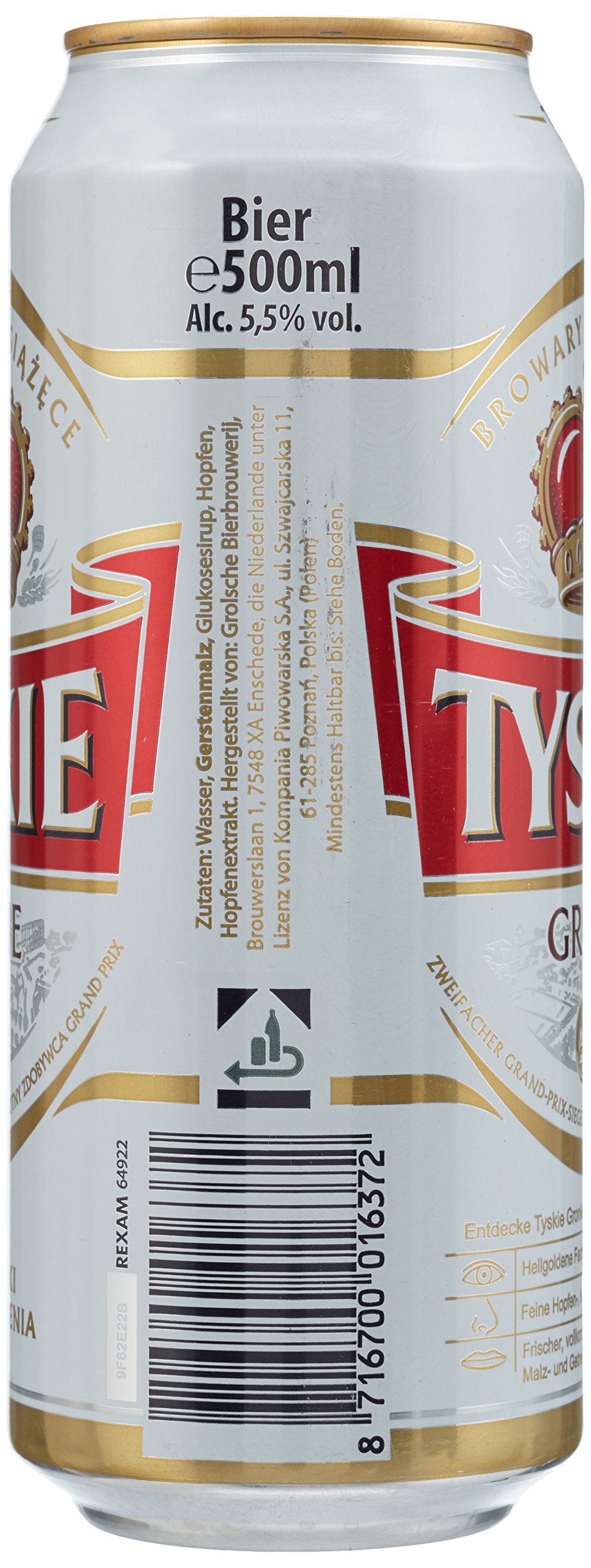 Tyskie Pils, EINWEG (24 x 0.5 l)