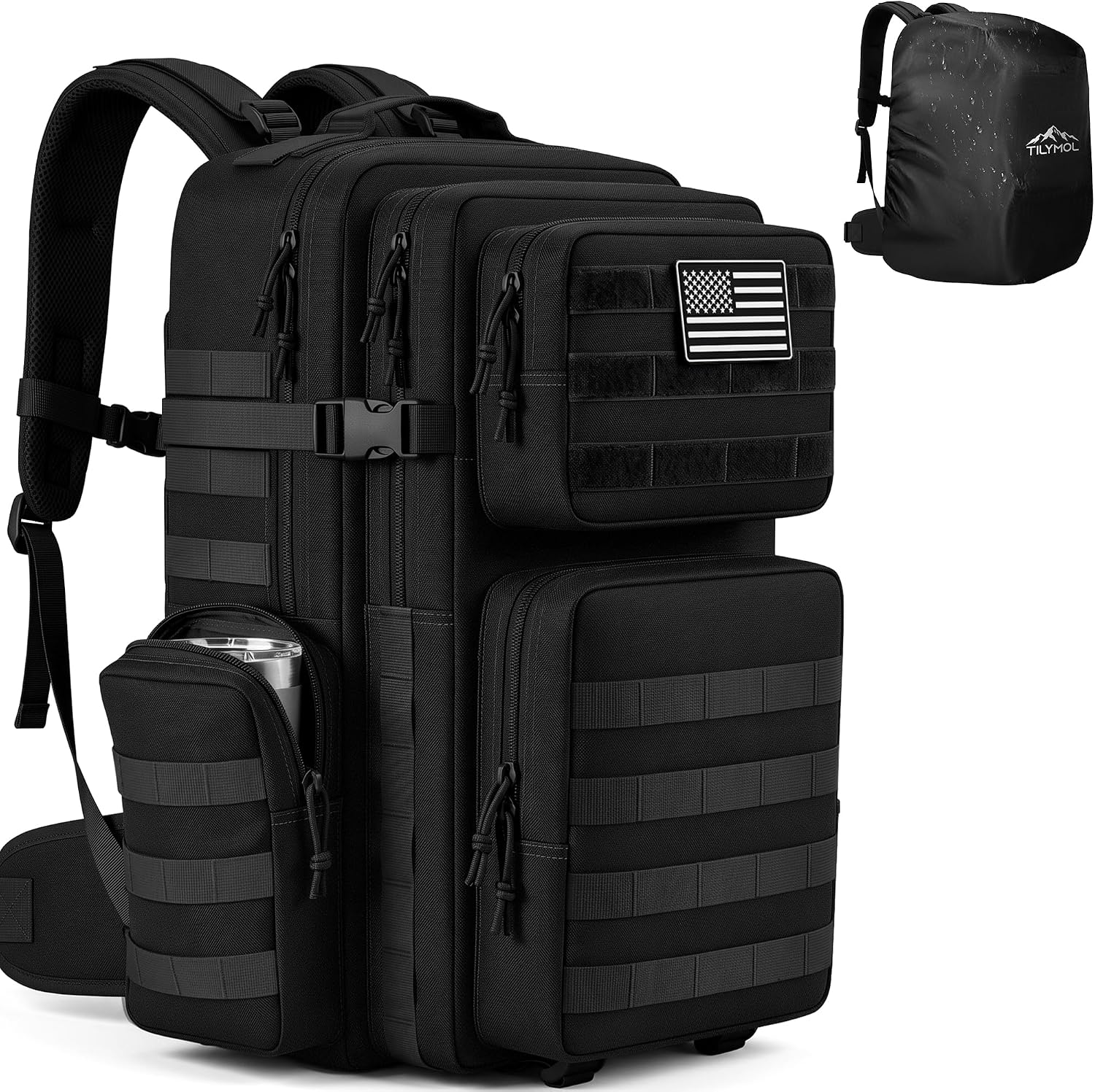  55L Military Tactical Backpack for Men & Women, Large Assault Pack thumbnail