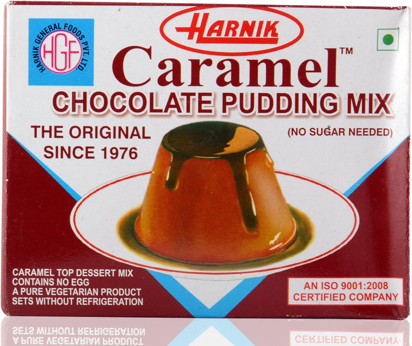 Harnik Chocolate Caramel Pudding (Pack of 5) - 450 Gm