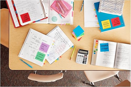 Miniatura 12 de Post-it Notas emergentes superadhesivas, 3 x 3 pulgadas, 6 blocs, 2 veces el poder de adhesión, colección de primarias juguetonas, colores