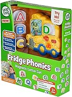 Vista 2 de LeapFrog Fridge Phonics - Juego de letras magnéticas, color amarillo