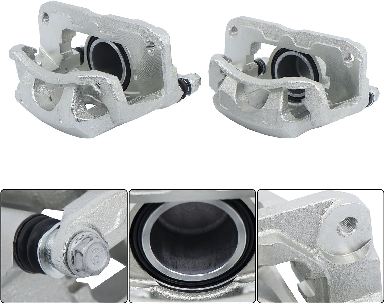 2 pcs Brake Calipers with Bracket Front Left and Right Replacement for Toyota Camry 1997-2001 Replacement for Lexus ES300 47730-33120 47730-06040