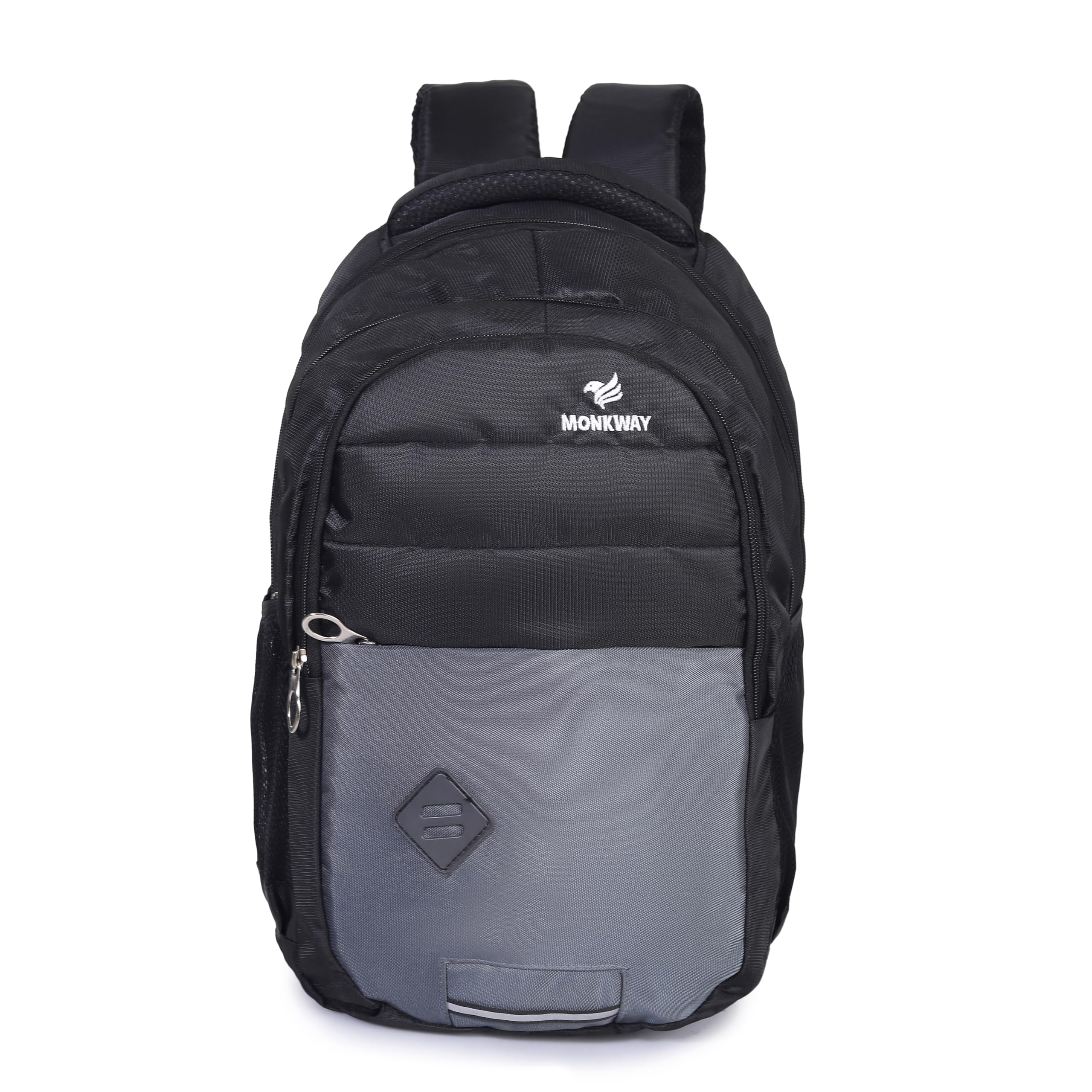 Monkway 30L Large Laptop Bag Backpack for Laptop & Daily Uses, Office Bag for Men and Women with Padded Laptop Compartment | Rain Cover & Reflective Strips - 17.3 inches - Black (B0CQYW1RRK) Amazon Price History, Amazon Price Tracker