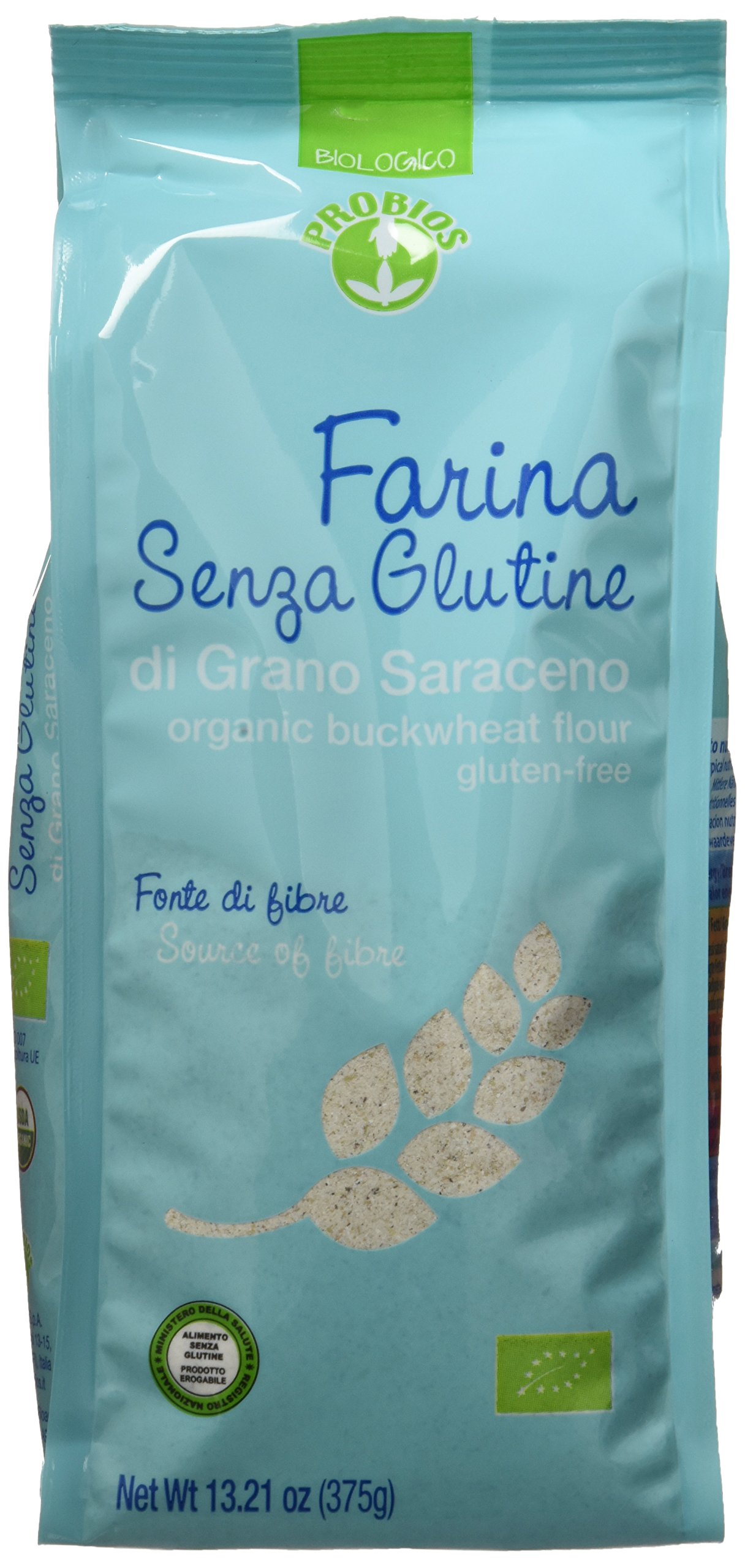 Probios Harina de Alforfón - Paquete de 6 x 375 gr - Total: 2250 gr