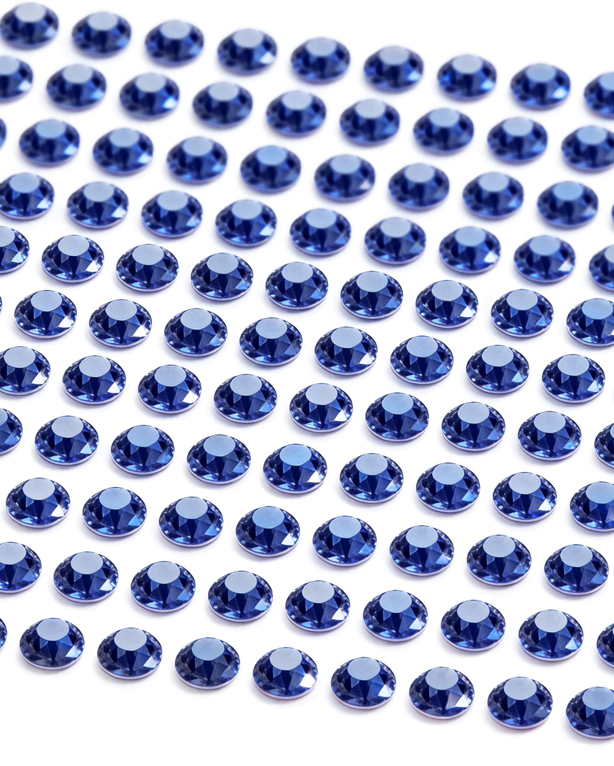 MOVOJA Dunkelblaue Glitzersteine Selbstklebend - 880 Stk 4 mm | Strasssteine Basteln Glitzersteine Zum Aufkleben Aufkleber Gesicht Kinder I Glizer Steine Basteldekorationen Stickers Glitzer