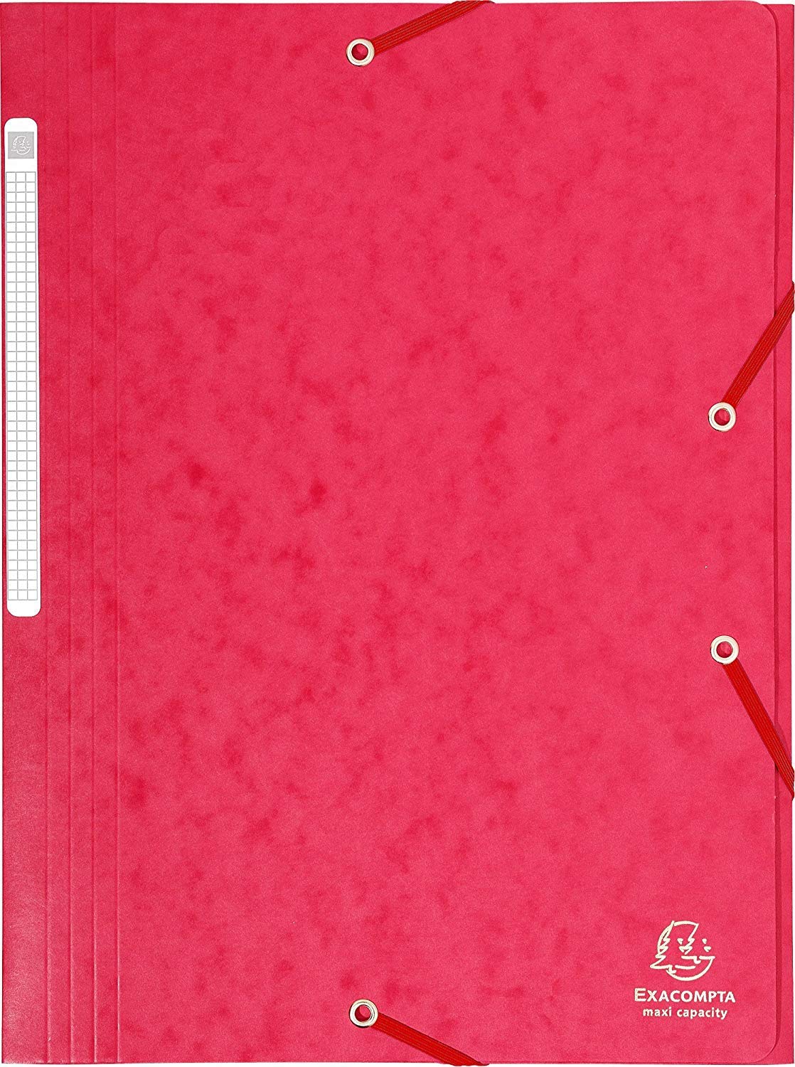 Exacompta 17109H - Carpeta con goma, A4, color rojo