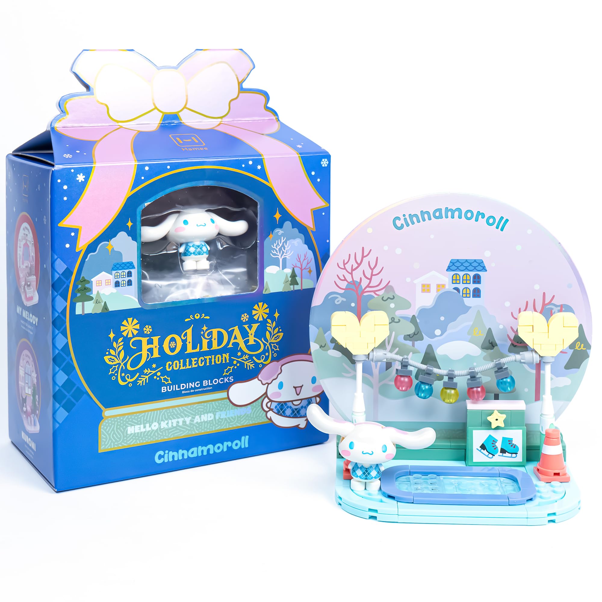 Amazon.com: Hamee Building Blocks Sanrio Holiday Collection Figure