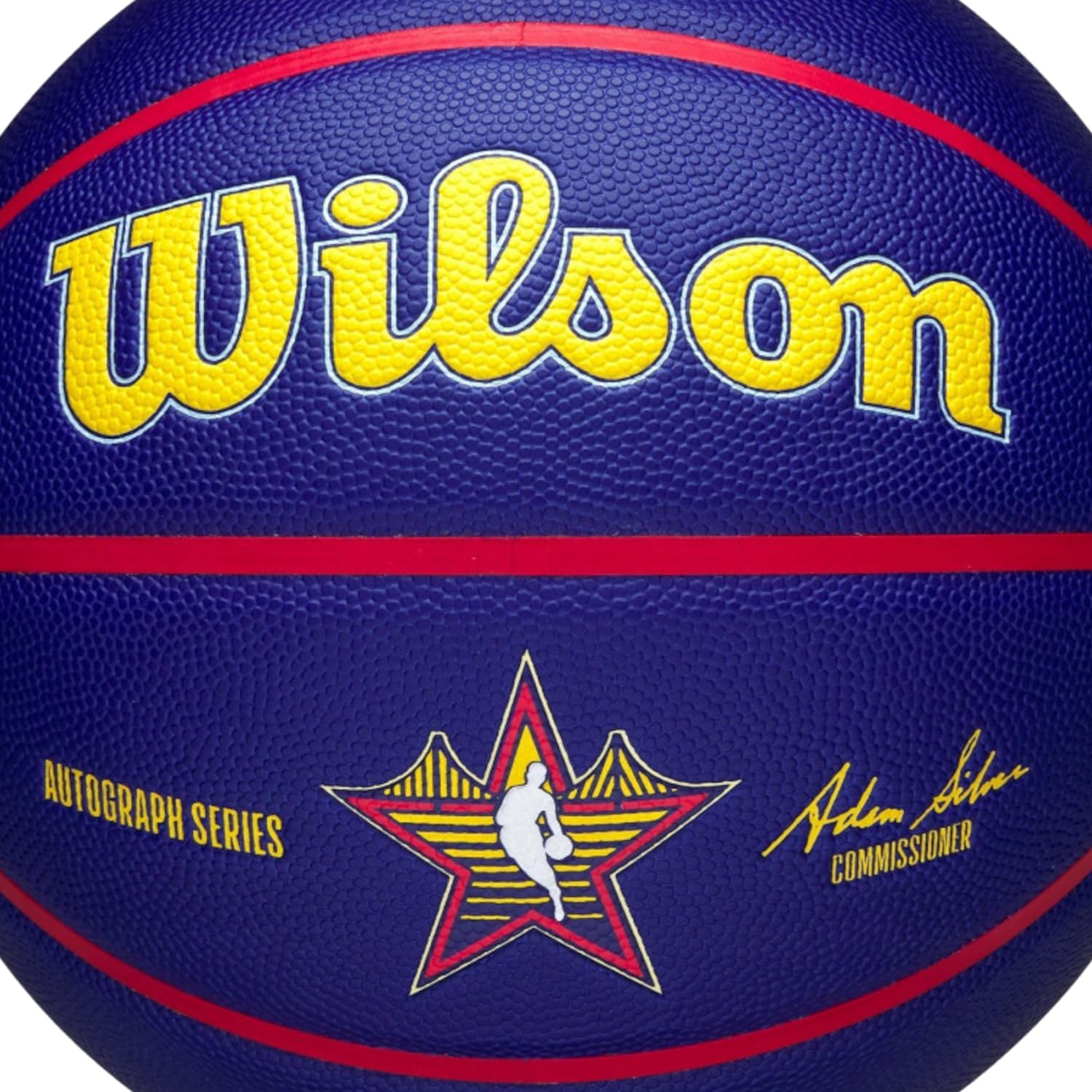 Mini Ballon De Basket Wilson Autograph – Blanc – Unisexe – Neuf