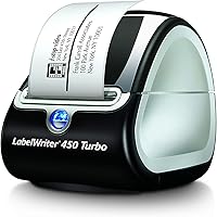Vista 4 de DYMO LabelWriter 450 Turbo Direct Thermal 600 x 300DPI Black,Silver Label Printer