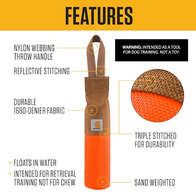 Foto 2 de 6 de Carhartt Protector para Perros de Entrenamiento, Color Naranja Cazador, Grande
