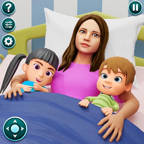 Virtual Mom Family Life Simulator Games - Single Mom Mother Simulator Babysitting Games for Kids Free